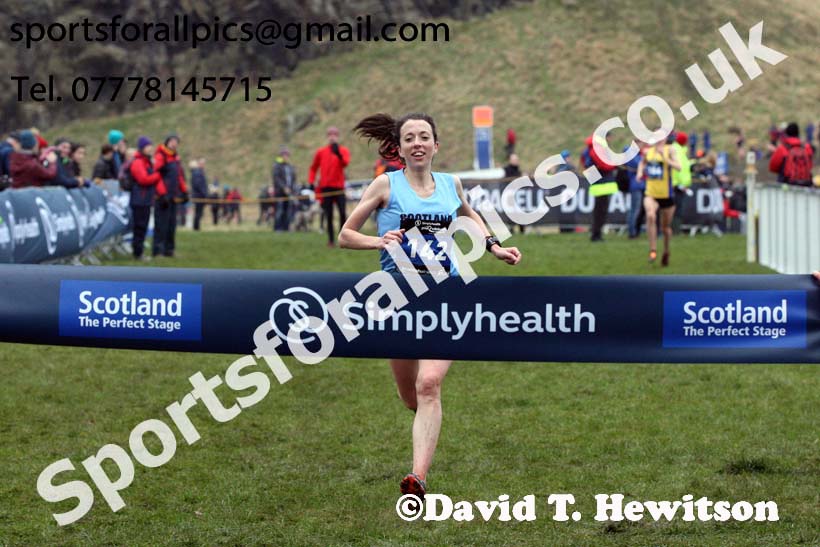 Inter District senior women and juniors, 2018 Simplyhealth Great Edinburgh International XCountry. Photo: David T. Hewitson/Sports for All Pics